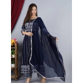 Printed Kurta, Trouser/Pant & Dupatta Set