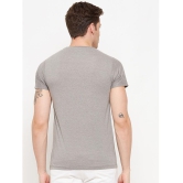 Lycos - Grey Cotton Blend Regular Fit Men's T-Shirt ( Pack of 1 ) - None