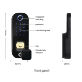 L&G Handless Smart Glass door lock and video doorbell Security Combo | Smart Technology With German Engineering