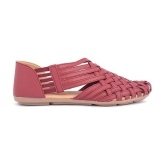 Ishransh Red Womens Casual Ballerinas - None