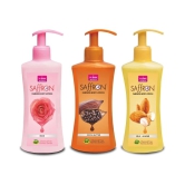 VI-JOHN Saffron Fairness Body Lotion Rose ,Milk Almond & Cocoa Butte 250ml Pack of 3