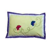 HUGS N RUGS - Pack of 1 Cotton Embroidered Regular Pillow Cover ( 152.4 cm(60) x 101.6 cm(40) ) - Multi - Multi