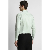 Men Green Slim Fit Formal Full Sleeves Formal Shirt