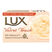 Lux Velvet Touch Soap Bar 150 gm x Pack of 3, Jasmine and Almond Oil