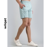 Mens Activewear Running Shorts-Sky Blue / XXL