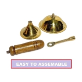 A & H ENTERPRISES - Aarti Diya Pital Diya Handle 1 Pieces ( Pack of 1 )