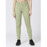 CEFALU - Green Denim Skinny Fit Womens Jeans ( Pack of 1 ) - None