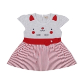 NammaBaby - Cotton Blend Red Baby Girl Frock ( Pack of 1 ) - None