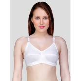 TCG - White Cotton Non Padded Womens Everyday Bra ( Pack of 6 ) - None