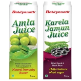 Baidyanath Karela Jamun + Amla Juice Combo-1Ltr+1Ltr (Pack of 2)