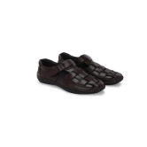 Mens Dreamers Brown  Leather Slippers-8