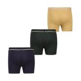 Solo Pack of 3 Cotton Mens Trunks ( Multicolor ) - 100