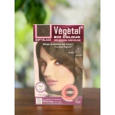 Vegetal Bio Colour 100% Natural Hair Colour For Men & Women-soft black