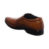 KHADIM Slip On Genuine Leather Tan Formal Shoes - None