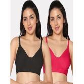 IN CARE LINGERIE - Multicolor Cotton Non Padded Women's Everyday Bra ( Pack of 2 ) - None