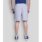 Zeffit - Grey Cotton Blend Mens Shorts ( Pack of 1 ) - None