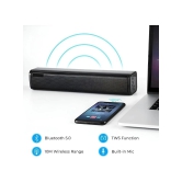 VERONIC SOUNBAR 10 W Bluetooth Speaker Bluetooth V 5.1 with USB,SD card Slot,Aux Playback Time 10 hrs Black - Black