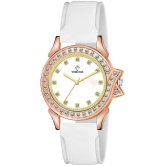 Versatile - White Silicon Analog Womens Watch