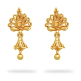 LUV FASHION Golden Chandbalis Earrings ( Pack of 1 ) - Golden