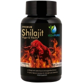 Vedapure Premium Shilajit for Stamina, Power -Men & Women - 60 Cap