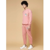 Rigo Peach Cotton Regular Fit Mens Tracksuit ( Pack of 1 ) - None