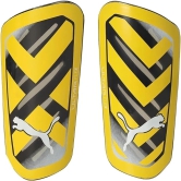 PUMA Unisex Ultra Flex Sleeve Football Shin Guards (Colour - Yellow Blaze-puma Black, Size - L) by Total Sporting And Fitness Solutions Pvt Ltd