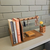 Bedside Tray-Key Book Holder