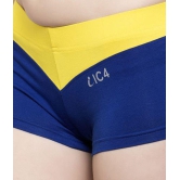 IC4 - Multicolor Cotton Blend Colorblock Women's Boy Shorts ( Pack of 2 ) - 3XL