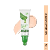 Maliao Aloe Vera 92% Soothing & Moisture Whitening Foundation - Nourish and Illuminate-01 White Ivory