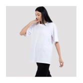 PP Kurtis - White Cotton Loose Fit Womens T-Shirt ( Pack of 1 ) - None