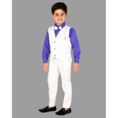 DKGF Fashion - Blue Cotton Blend Boys Shirt & Pants ( Pack of 1 ) - None