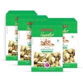 Nutraj Signature Premium Roasted & Salted Pistachios Inshell (Pista) 200gm 200g (Pack of 5)