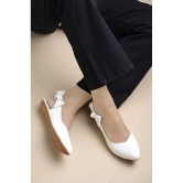 Shoetopia White Womens Casual Ballerinas - None