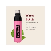 LAZYWINDOW Cool & Cool 1000ml Pink & Sky Blue Water Bottle Blue Plastic Water Bottle 1000 mL ( Set of 2 ) - Blue