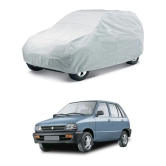 CARNEST Car Body Cover for Maruti Suzuki 800 [2008-2014] Without Mirror Pocket ( Pack of 1 ) , Silver