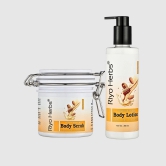 Body Scrub And Body Lotion Combo