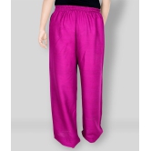 Sttoffa - Pink Rayon Wide leg Womens Palazzos ( Pack of 1 ) - 38