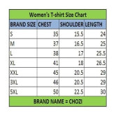 CHOZI - Multi Color Cotton Blend Regular Fit Women's T-Shirt ( Pack of 2 ) - None