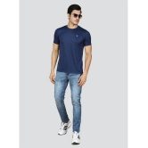 Supersquad Polyester Regular Fit Solid Half Sleeves Mens T-Shirt - Navy Blue ( Pack of 1 ) - None