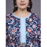 Tissu Cotton Printed Kurti With Palazzo Womens Stitched Salwar Suit - Multicolor ( Pack of 1 ) - None