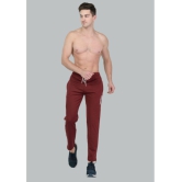 LEEBONEE - Maroon Polyester Men's Trackpants ( Pack of 1 ) - None