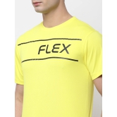 MENS POL FLEX TEE-S / Yellow