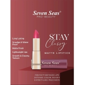 Seven Seas Classy Matte Full Coverage Long Lasting &Smudge Proof Matte Lipstikc(Vivid Burgundy 3.5g)