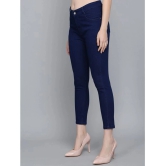 ICONIC ME - Navy Blue Denim Slim Fit Womens Jeans ( Pack of 1 ) - None