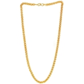 Jewar Mandi - Gold Plated Brass Chain ( Pack of 1 ) - None