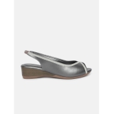 MARC LOIRE - Gray Women's Peep Toes Heels - None