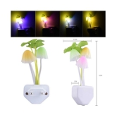 Goodkin - Pack of 2 Mushroom Shape Automatic Sensor LED Color Changing Light Night Lamp Multi