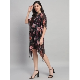 Curvydrobe Georgette Black Beach Dresses - Single - None