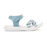 Bonito Blue Flat Sandal for Girls (2-4.5 yrs) - None