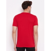 Lycos - Cotton Blend Regular Fit Red Men's T-Shirt ( Pack of 2 ) - None